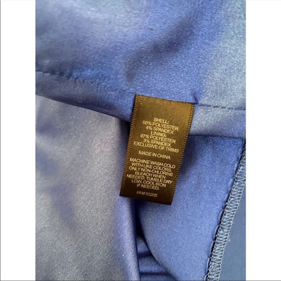 Express blue strapless dress - Picture 6 of 7